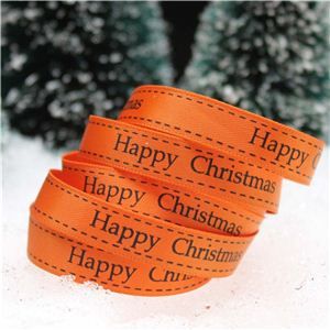Christmas Ribbon - H/C Saddle Stitch Ginger
